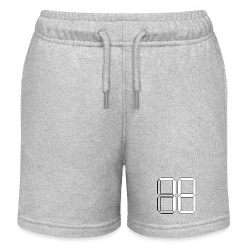 NUMBER 78 Seventy-Eight Gift Digital - Kids Organic Sweat Shorts by Stanley/Stella - heather grey - Front