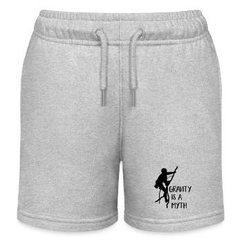 klettern - Kinder Organic Joggingshorts Mini Bolter von Stanley/Stella - Grau meliert - Vorne