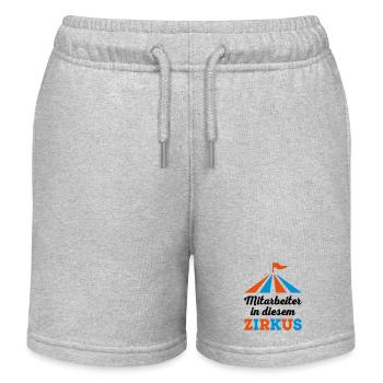 Mitarbeiter - Kinder Organic Joggingshorts Mini Bolter von Stanley/Stella - Grau meliert - Vorne