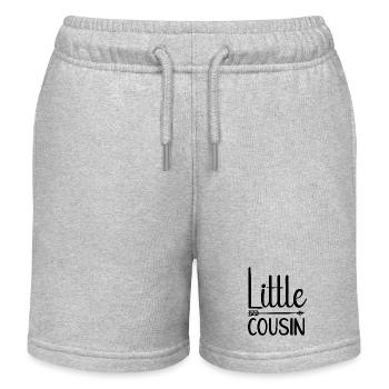 Kleiner Cousin - Kinder Organic Joggingshorts Mini Bolter von Stanley/Stella - Grau meliert - Vorne