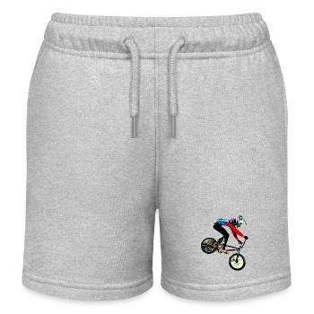 BMX Rennen Rennen - Kinder Organic Joggingshorts Mini Bolter von Stanley/Stella - Grau meliert - Vorne