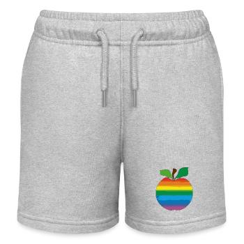Apple - Kids Organic Sweat Shorts by Stanley/Stella - heather grey - Front
