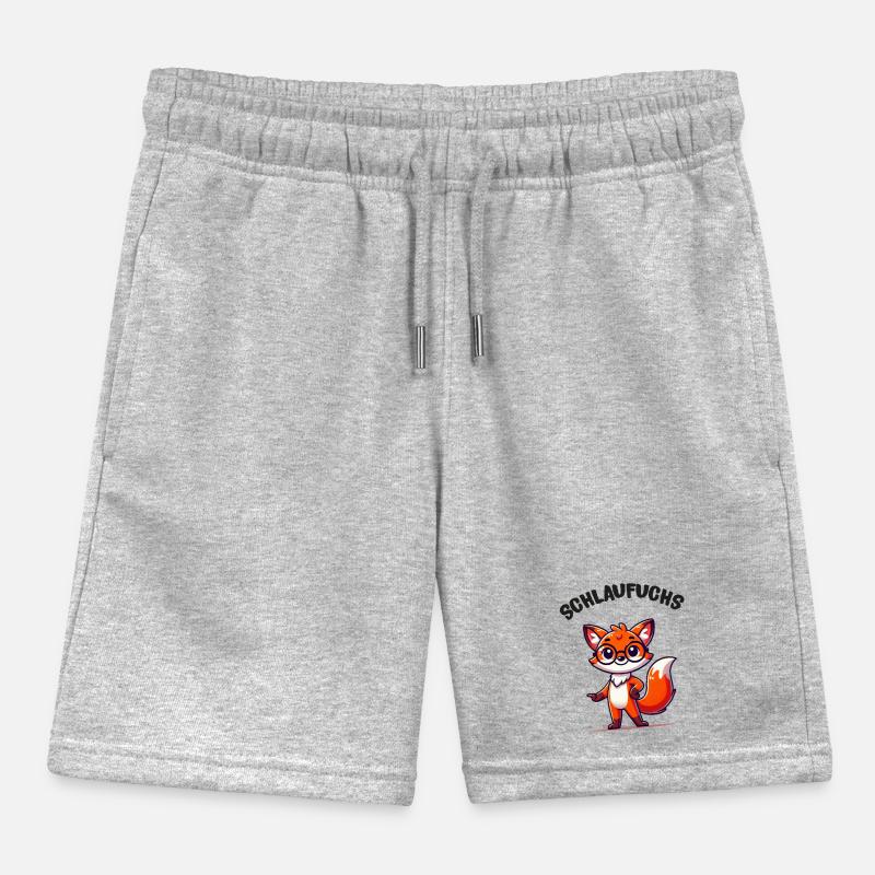Fox Clever Kids Organic Sweat Shorts by Stanley/Stella