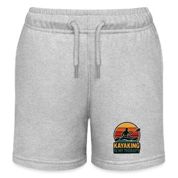 Le kayak est ma chemise de thérapie - Short de jogging enfant bio Stanley/Stella - gris chiné - Devant