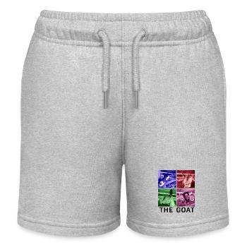 Die Ziege - Kinder Organic Joggingshorts Mini Bolter von Stanley/Stella - Grau meliert - Vorne