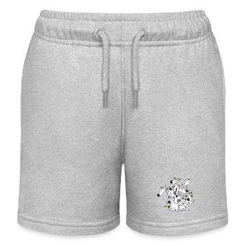 Lots Of Dogs - Dog - Kids Organic Sweat Shorts by Stanley/Stella - heather grey - Front