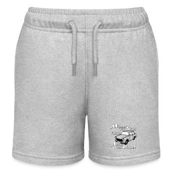 , DDR Kult , Männer aus Stahl (25) - Kinder Organic Joggingshorts Mini Bolter von Stanley/Stella - Grau meliert - Vorne