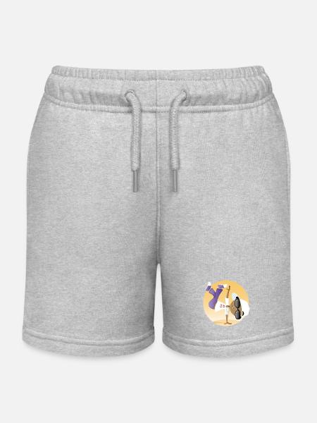 HipHop - Stanley/Stella børne sweatshorts økologisk - grå meleret