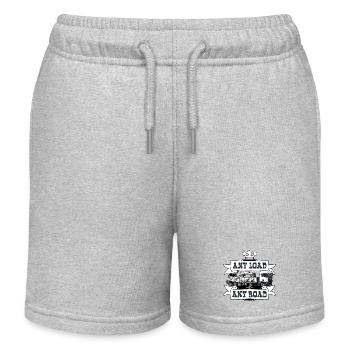 1263 2 ANY ROAD ANY LOAD - Kids Organic Sweat Shorts by Stanley/Stella - heather grey - Front