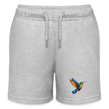 Kolibri - Kinder Organic Joggingshorts Mini Bolter von Stanley/Stella - Grau meliert - Vorne