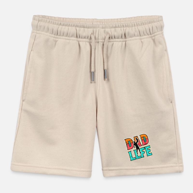 Papa Leben, Vaters Geschenk Kinder Organic Joggingshorts Mini Bolter von Stanley/Stella