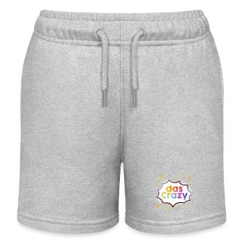 The Rainbow Crazy Burst - Kids Organic Sweat Shorts by Stanley/Stella - heather grey - Front
