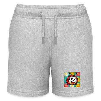 ladybird - Kids Organic Sweat Shorts by Stanley/Stella - heather grey - Front