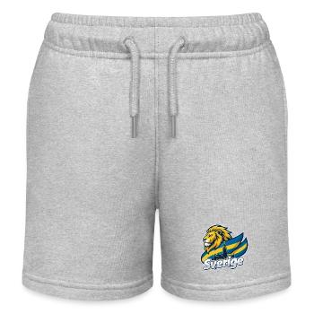 Schwedische Löwenflagge - Kinder Organic Joggingshorts Mini Bolter von Stanley/Stella - Grau meliert - Vorne