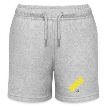 Pasta Basta - Kinder Organic Joggingshorts Mini Bolter von Stanley/Stella - Grau meliert - Vorne