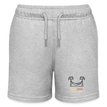 Level 2026 Unlocked Abschluss - Kinder Organic Joggingshorts Mini Bolter von Stanley/Stella - Grau meliert - Vorne