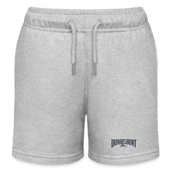 Dunkelbunt Black Edition - Kinder Organic Joggingshorts Mini Bolter von Stanley/Stella - Grau meliert - Vorne