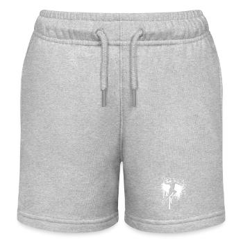 Geschenkidee für eine Handball-Fanin mit Ballsport - Kinder Organic Joggingshorts Mini Bolter von Stanley/Stella - Grau meliert - Vorne