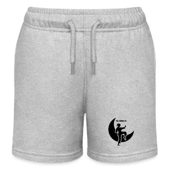 Taekwondo Girl Form Running All-Combat - Short de jogging enfant bio Stanley/Stella - gris chiné - Devant