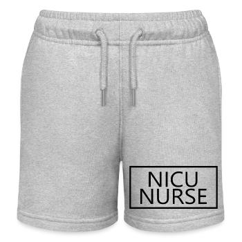 Infirmière de l’USIN fière infirmière en soins intensifs néonatals - Short de jogging enfant bio Stanley/Stella - gris chiné - Devant