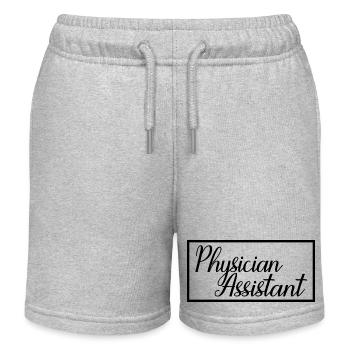 Physician Assistant Proud Physician Assistant Gift - Kids Organic Sweat Shorts by Stanley/Stella - heather grey - Front