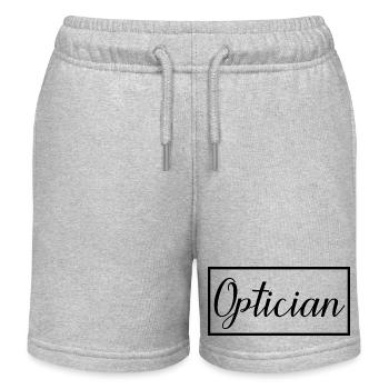 Opticien fier Étudiant Opticien diplômé - Short de jogging enfant bio Stanley/Stella - gris chiné - Devant