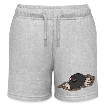 Mole - Kids Organic Sweat Shorts by Stanley/Stella - heather grey - Front