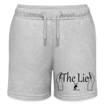 Fishing Angler Fish Fishing Fisherman Fishing Fishing - Kids Organic Sweat Shorts by Stanley/Stella - heather grey - Front