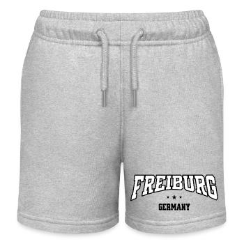 Style universitaire de Fribourg-Allemagne - Short de jogging enfant bio Stanley/Stella - gris chiné - Devant
