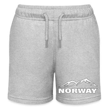 Norway - Kids Organic Sweat Shorts by Stanley/Stella - heather grey - Front