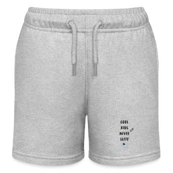 cool kids never sleep kinder baby schlafen frech - Kinder Organic Joggingshorts Mini Bolter von Stanley/Stella - Grau meliert - Vorne