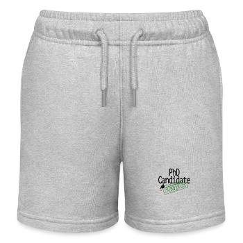 Promotion zum Doktor / PhD Candidate Survivor / Dr - Kids Organic Sweat Shorts by Stanley/Stella - heather grey - Front