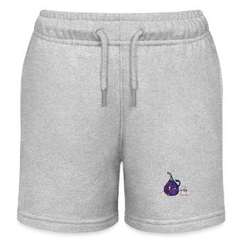 Figue sur la plage - Short de jogging enfant bio Stanley/Stella - gris chiné - Devant