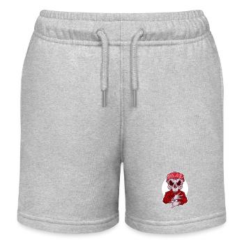 Gangster squelette latino : Streetstyle Underworld - Short de jogging enfant bio Stanley/Stella - gris chiné - Devant