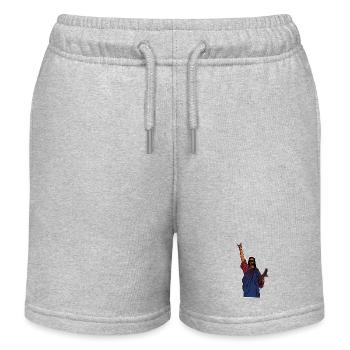 Jesus skates – Le style sacré sur la planche - Short de jogging enfant bio Stanley/Stella - gris chiné - Devant