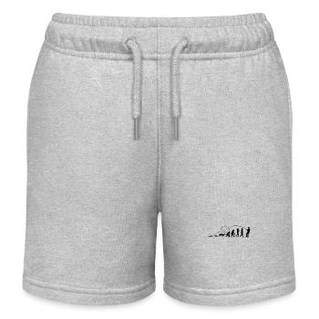 T-shirt Evolution Angler - Short de jogging enfant bio Stanley/Stella - gris chiné - Devant