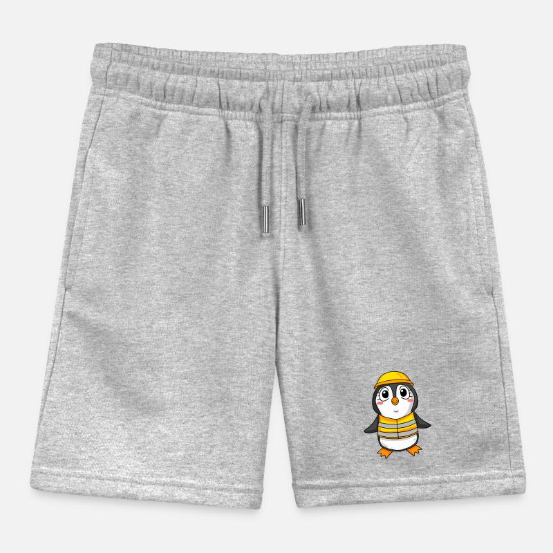 Cadeau de construction de maison de construction de maison de pingouin Short de jogging enfant bio Stanley/Stella