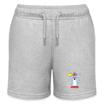phare - Short de jogging enfant bio Stanley/Stella - gris chiné - Devant