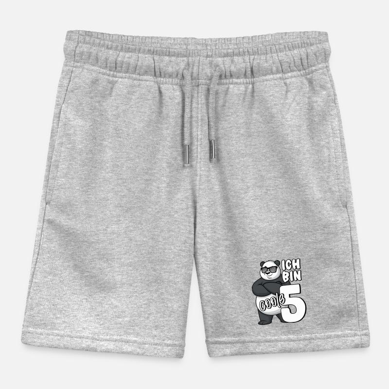 5. Geburtstag Junge 5 Jahre Panda Ich bin coole 5 Kinder Organic Joggingshorts Mini Bolter von Stanley/Stella