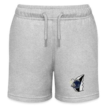 Laternen Fisch Fische Meerestiere unter Wasser - Kinder Organic Joggingshorts Mini Bolter von Stanley/Stella - Grau meliert - Vorne