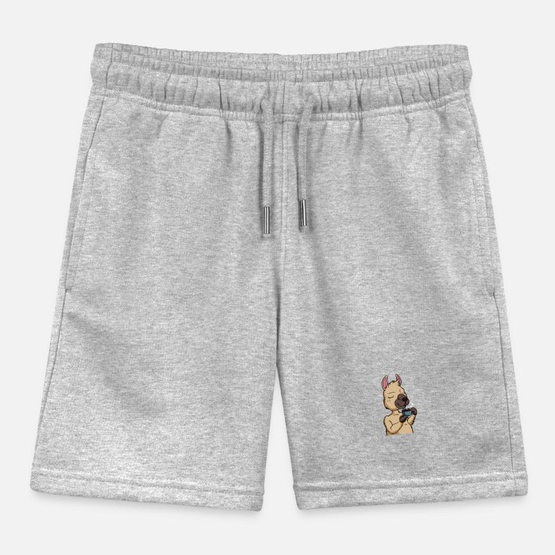Lama trinkt Kaffee - Kaffeetrinker Kinder Organic Joggingshorts Mini Bolter von Stanley/Stella