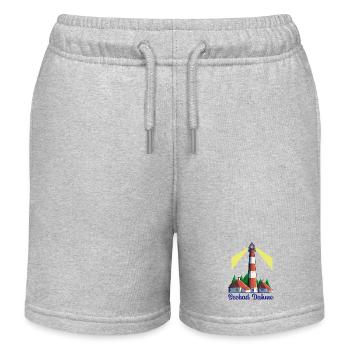 Leuchtturm - Ostseeheilbad Dahme - Kinder Organic Joggingshorts Mini Bolter von Stanley/Stella - Grau meliert - Vorne