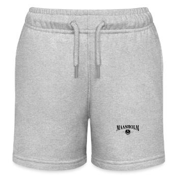 Anker und Seil - Gemeinde Maasholm - Kinder Organic Joggingshorts Mini Bolter von Stanley/Stella - Grau meliert - Vorne
