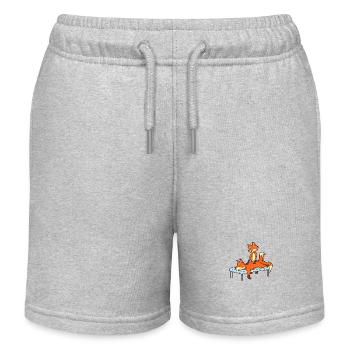 Massages Fuchs - Physiothérapie - Short de jogging enfant bio Stanley/Stella - gris chiné - Devant