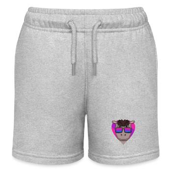 Bisexual Horse Gift - Kids Organic Sweat Shorts by Stanley/Stella - heather grey - Front