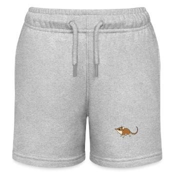 Kawaii Proboscis Jumper - Kids Organic Sweat Shorts by Stanley/Stella - heather grey - Front