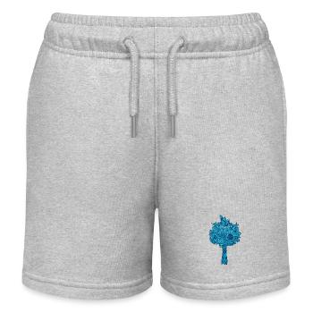 Blumenstrauß - Kinder Organic Joggingshorts Mini Bolter von Stanley/Stella - Grau meliert - Vorne