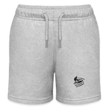 Geburtsmonat Jet Ski Legende November Sprüche - Kinder Organic Joggingshorts Mini Bolter von Stanley/Stella - Grau meliert - Vorne