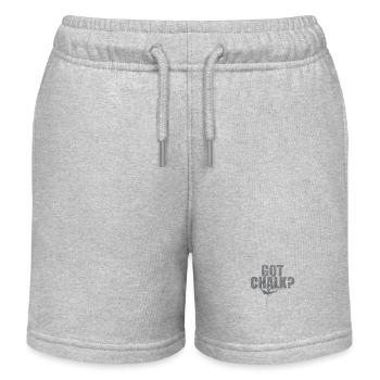 Vous avez de la craie? Hobby Escalade Bloc Sports - Short de jogging enfant bio Stanley/Stella - gris chiné - Devant