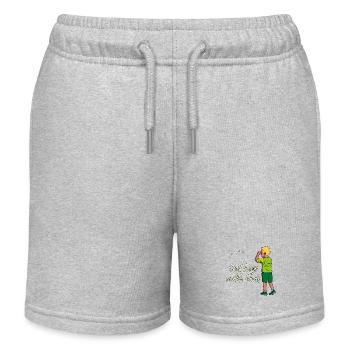 Cool boys watch birds - Jungen Vogelbeobachtung - Kinder Organic Joggingshorts Mini Bolter von Stanley/Stella - Grau meliert - Vorne